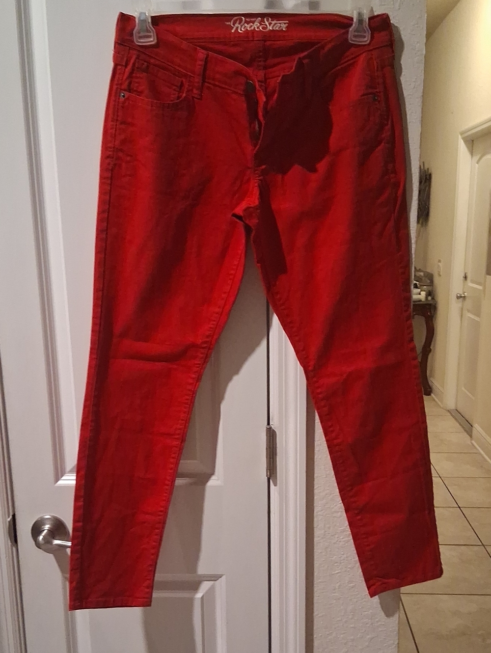 Red Women's Slim Jeans